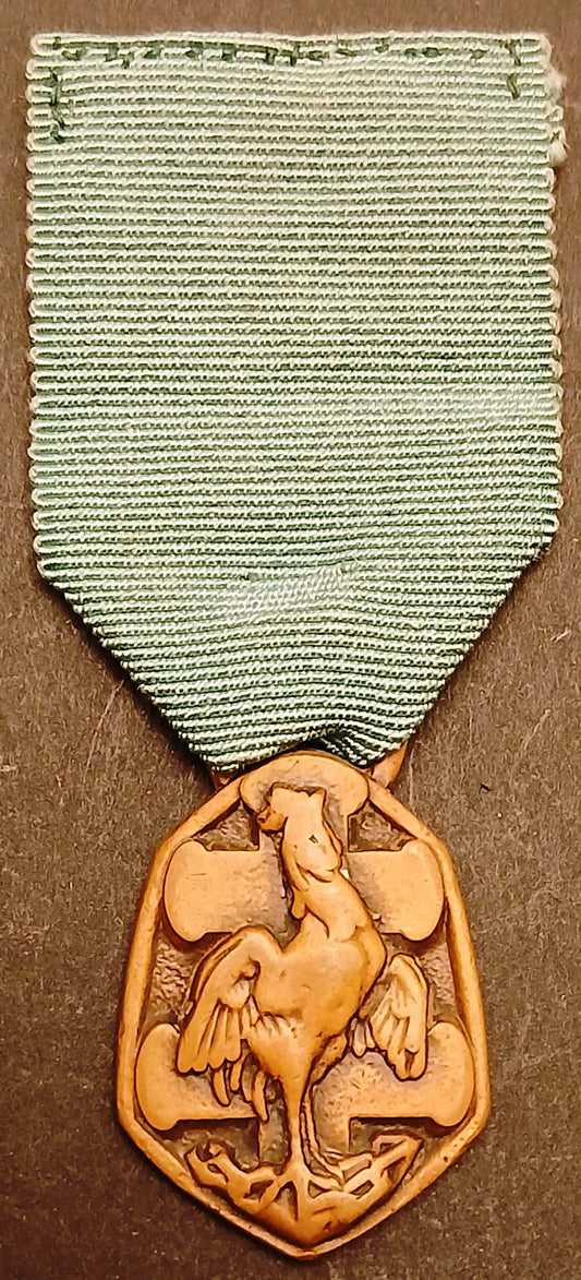 CB- Medaglia Francia Guerra di Liberazione 1939-1945 - con nastrino - GTTS196