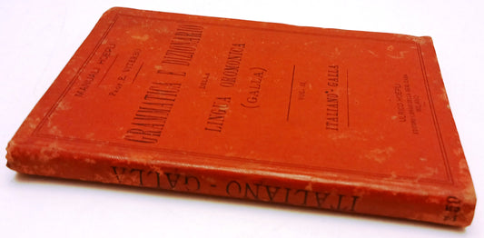 LZ- GRAMMATICA E DIZIONARIO LINGUA OROMONICA GALLA II- VITERBO- HOEPLI- 1892-XFS