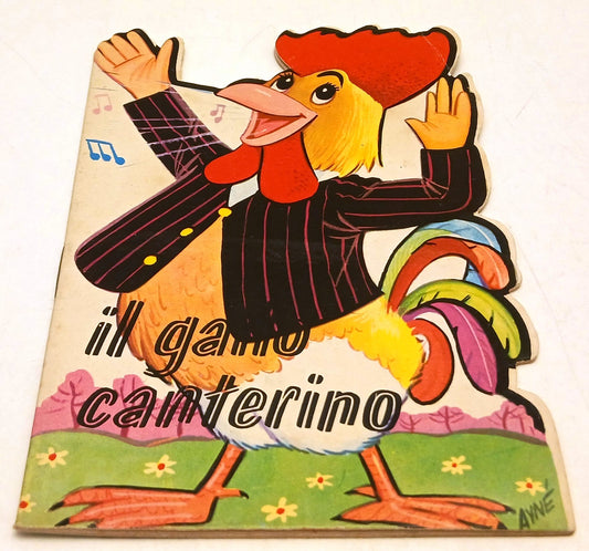 Il gallo canterino - Malipiero - fiaba illustrata per bambini - RVSz154