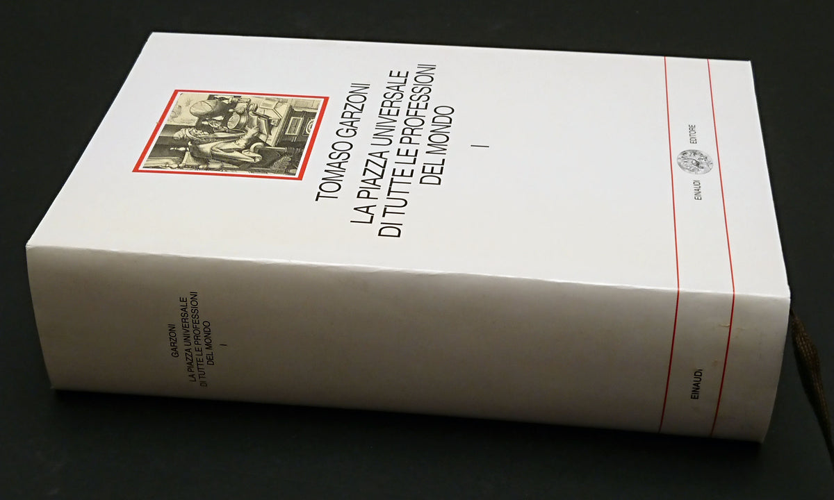 La piazza universale- Garzoni- Einaudi I Millenni- 1a ed. ott-1996-cofanetto-XFS