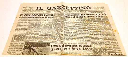 Quotidiano Il Gazzettino martedi' 24 ottobre 1944-XXII - RVSa670
