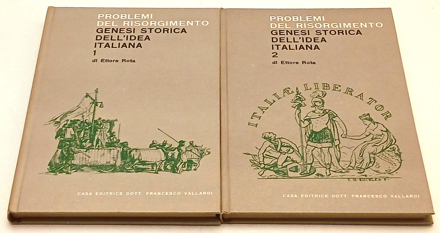 Genesi storica dell'idea italiana 1/2 Risorgimento- Ettore Rota- Vallardi-ZFS271