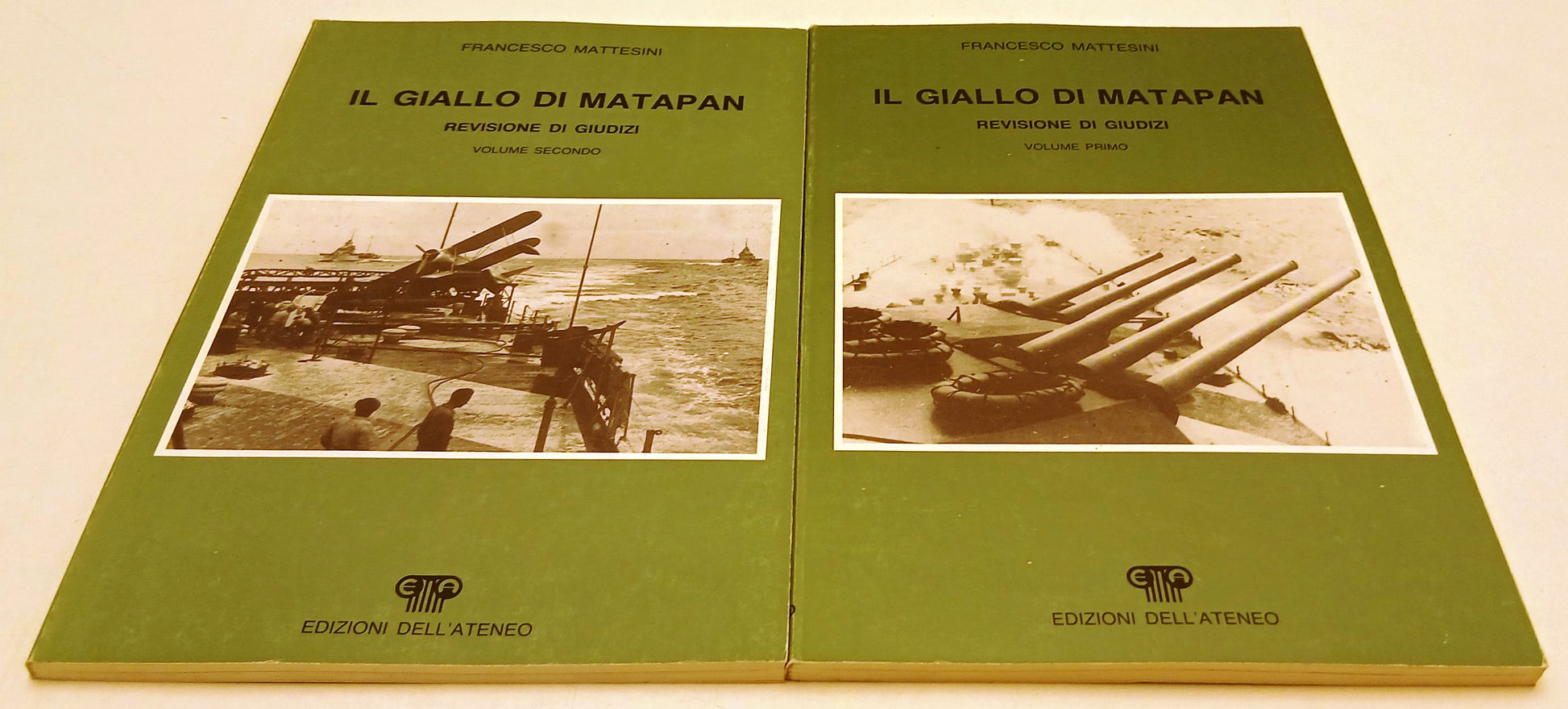 Il giallo di Matapan 2 volumi - Francesco Mattesini- Dell'Ateneo- 1a ed.- ZFS233