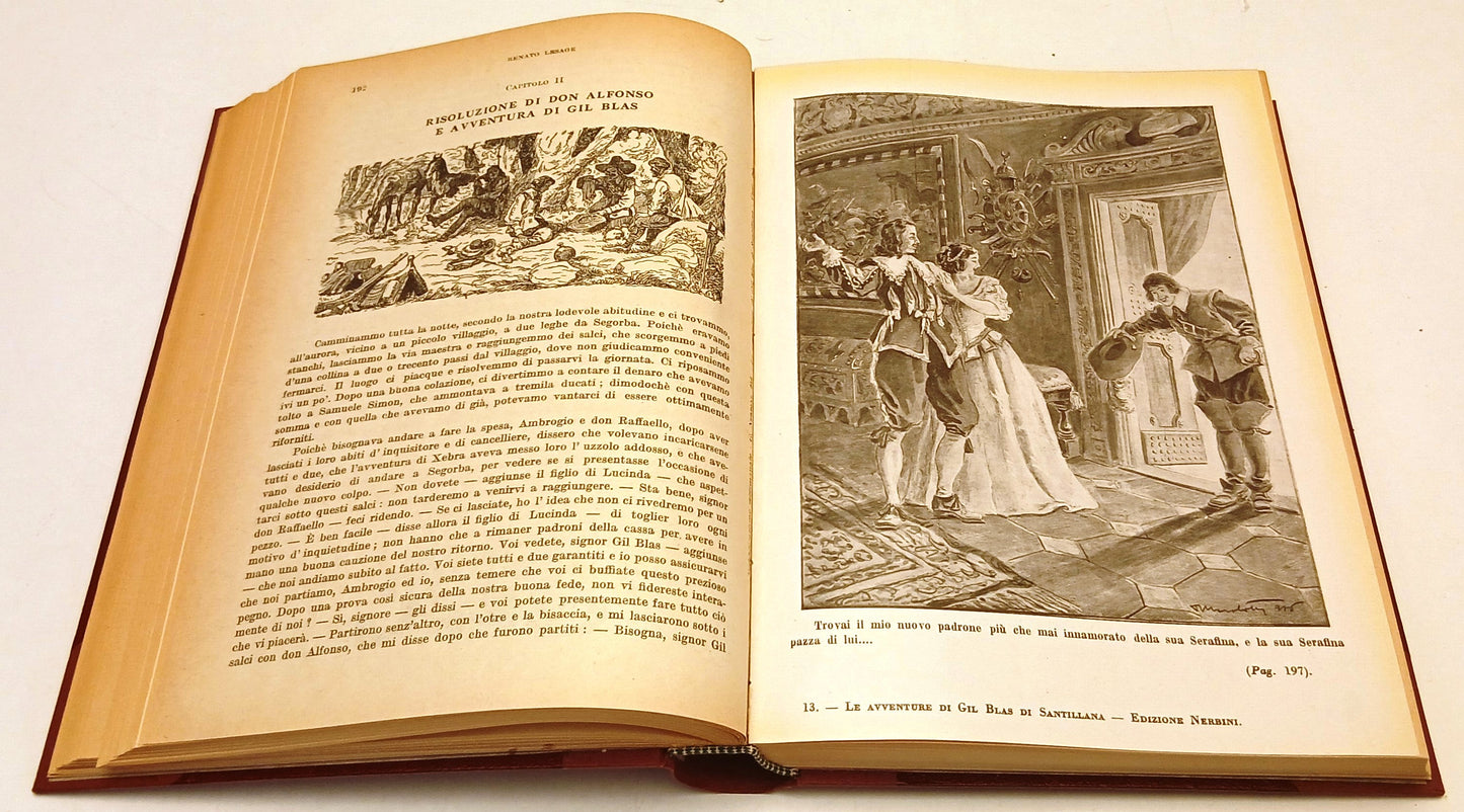 Le avventure di Gil Blas di Santillana- Nerbini- illustrazioni Marabotti- YFS876