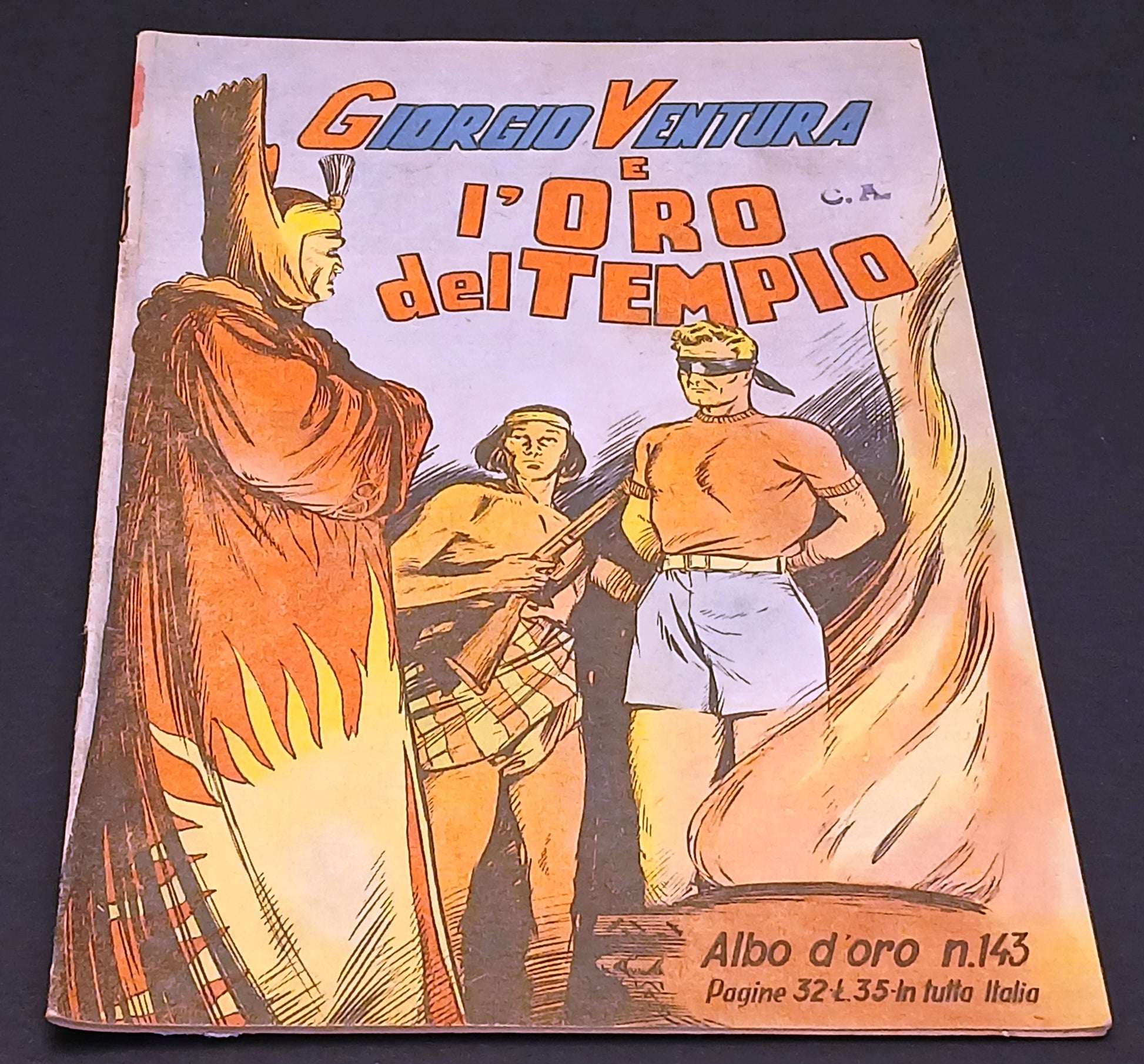 Albo d'oro n.143 Giorgio Ventura e l'oro del tempio - Mondadori - 1949 - H26