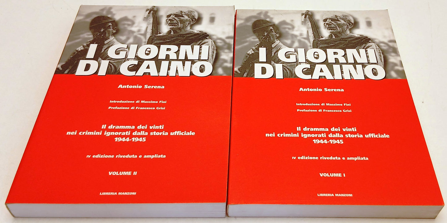 I giorni di Caino 2 volumi - Antonio Serena - Libreria Manzoni - ZFS215