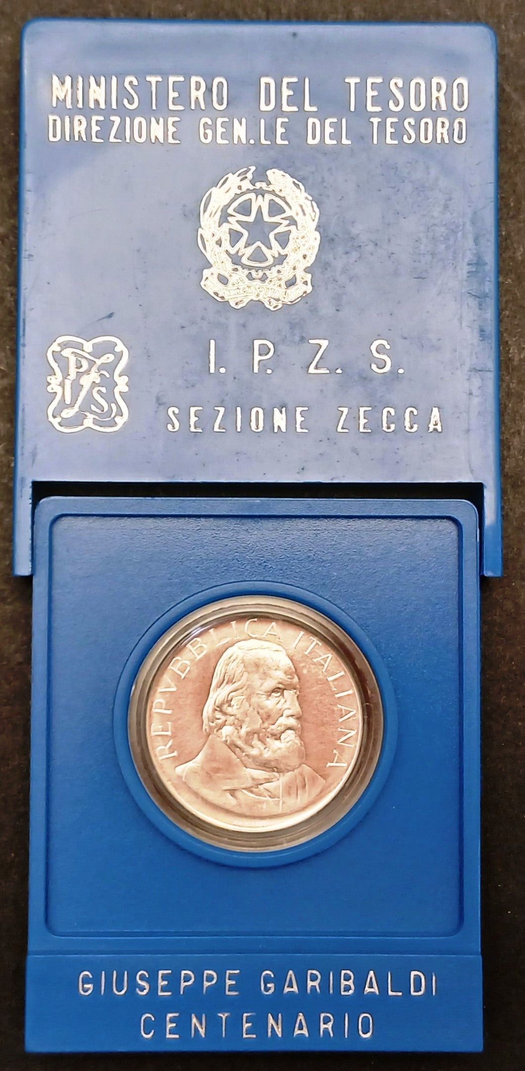 CB- Moneta Giuseppe Garibaldi Centenario 1982 Ministero Tesoro Zecca - GTTS258