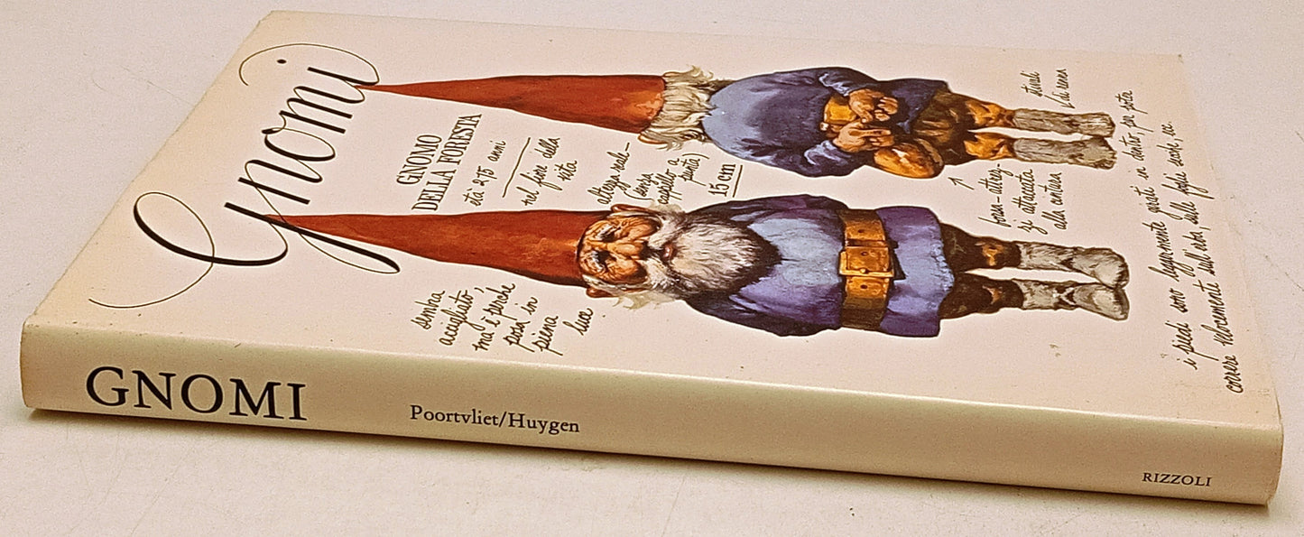 Gnomi Gnomo della foresta - Poorvliet Huygen - Rizzoli - 1a ed. - poster- YFS454