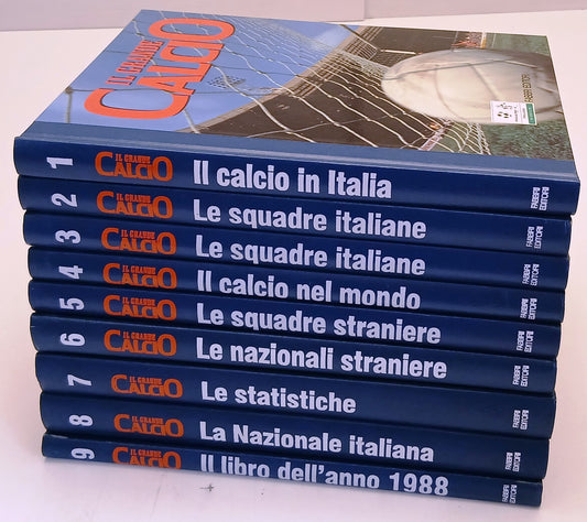 Enciclopedia Il Grande Calcio 9 volumi - Fabbri Editori - BLCP90