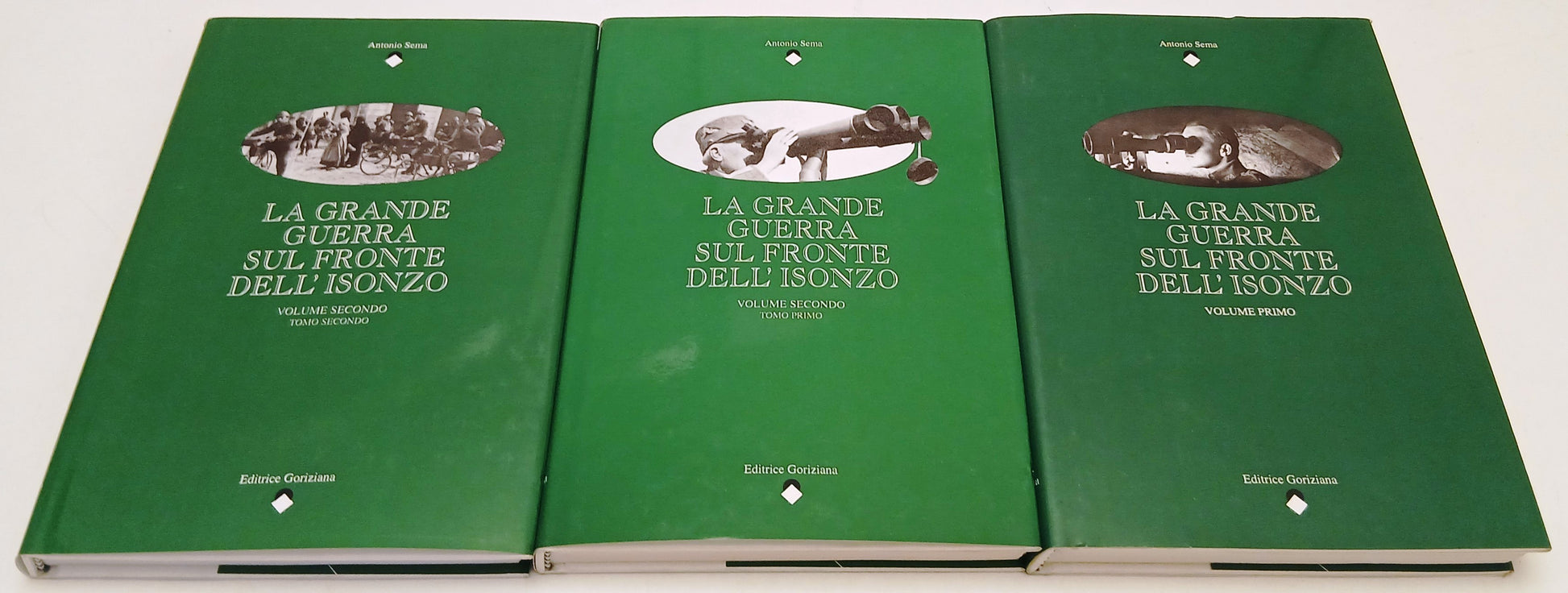 La grande guerra sul fronte dell'Isonzo 3 tomi - Antonio Sema- Goriziana- ZFS238