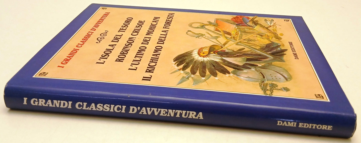 I grandi classici dell'avventura Mohicani Robinson Crusoe - Dami- Maraja- XFS214