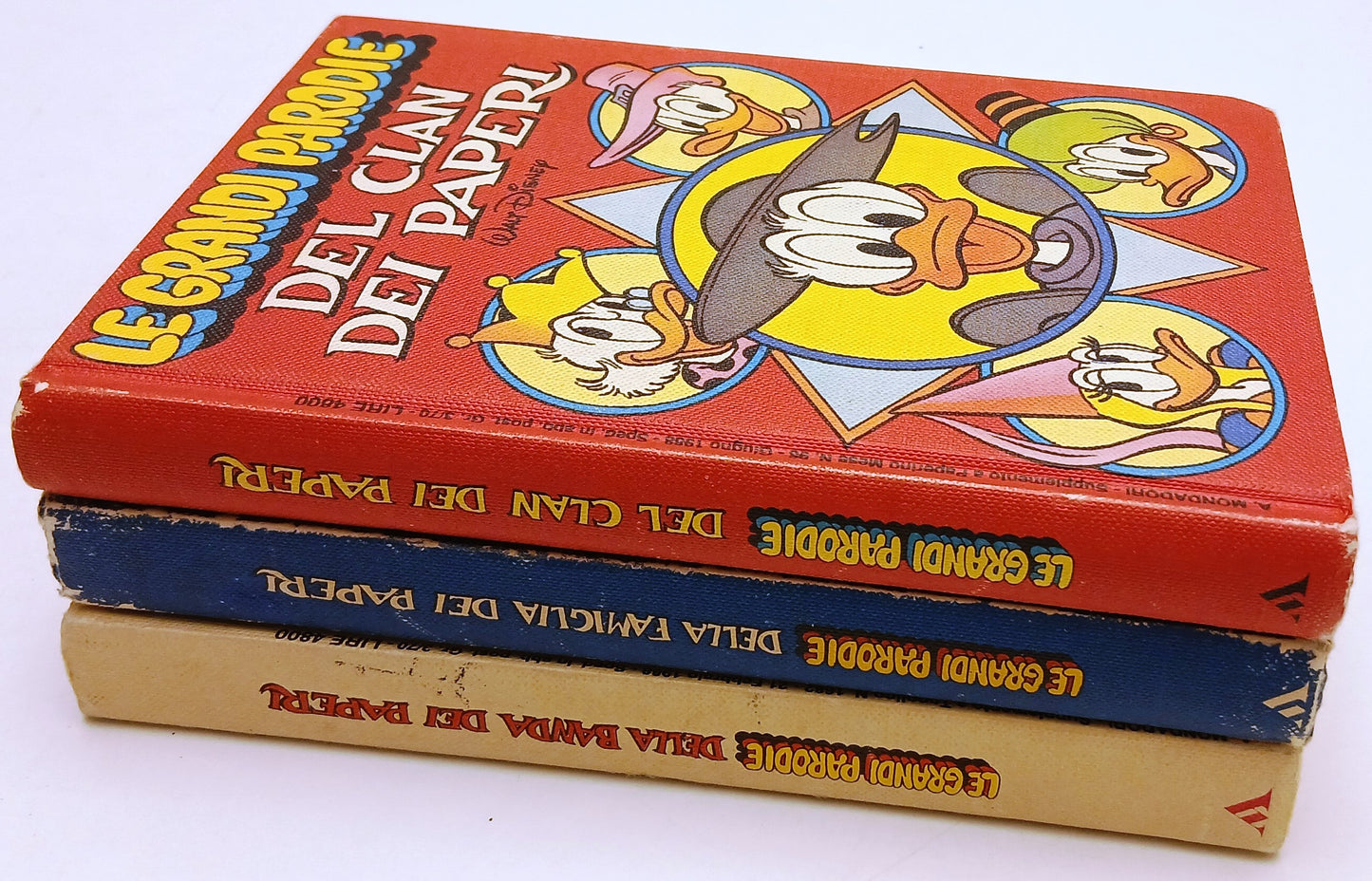 FD- LE GRANDI PARODIE 3 VOLUMI BANDA FAMIGLIA CLAN PAPERI - MONDADORI - C - N25