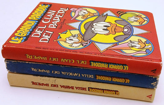 FD- LE GRANDI PARODIE 3 VOLUMI BANDA FAMIGLIA CLAN PAPERI - MONDADORI - C - N25