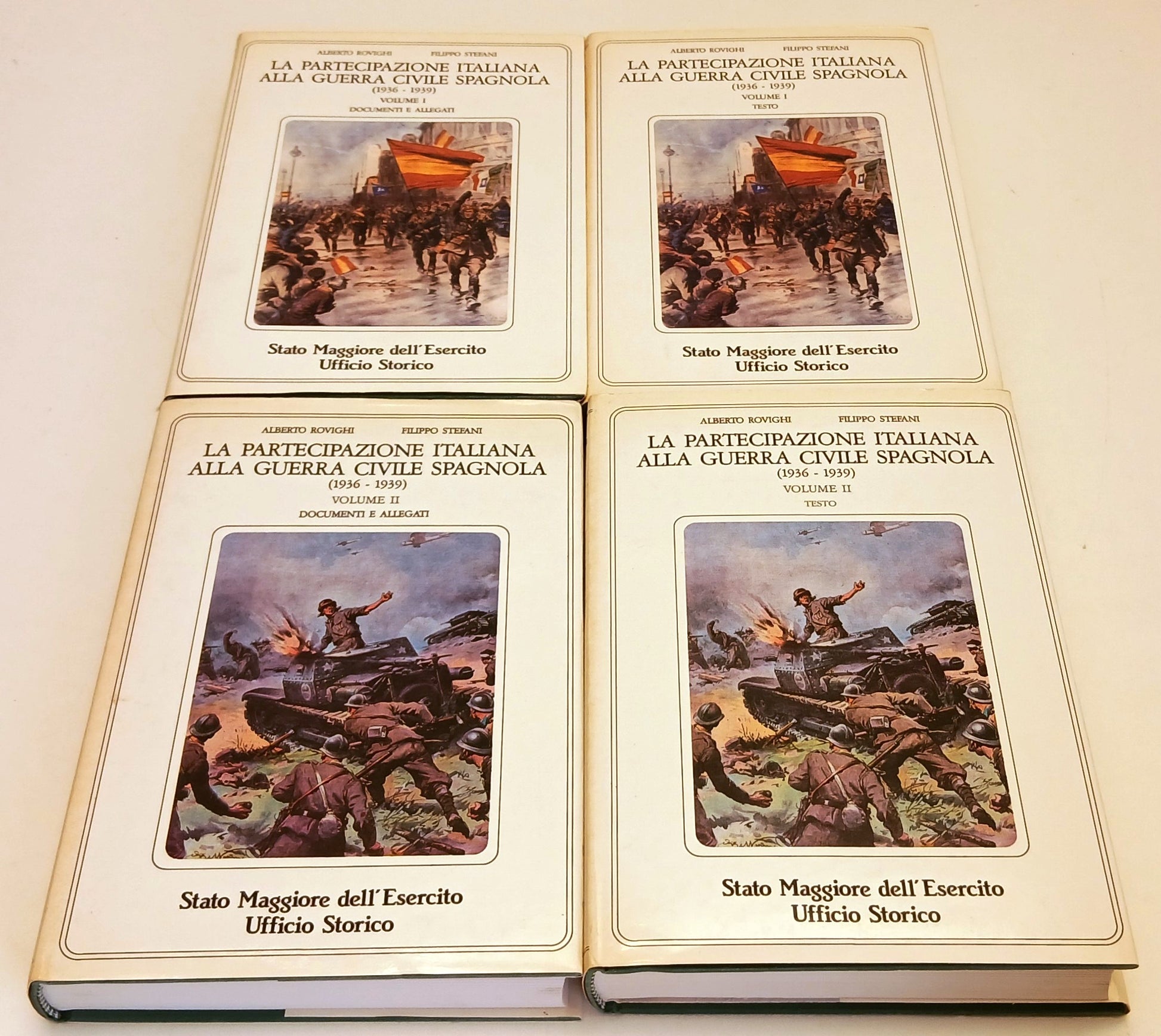 La partecipazione italiana alla Guerra Civile Spagnola 1936-1939 4 volumi- BLCP7