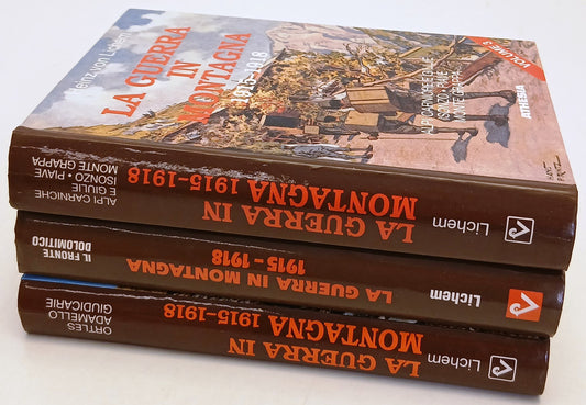 La guerra in montagna 1915-1918 3 volumi - Von Lichem - Athesia - 1a ed.- ZFS214