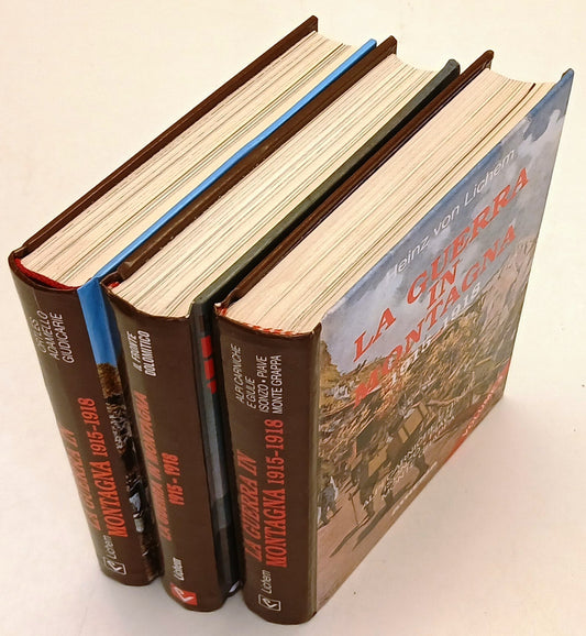 La guerra in montagna 1915-1918 3 volumi - Von Lichem - Athesia - 1a ed.- ZFS214