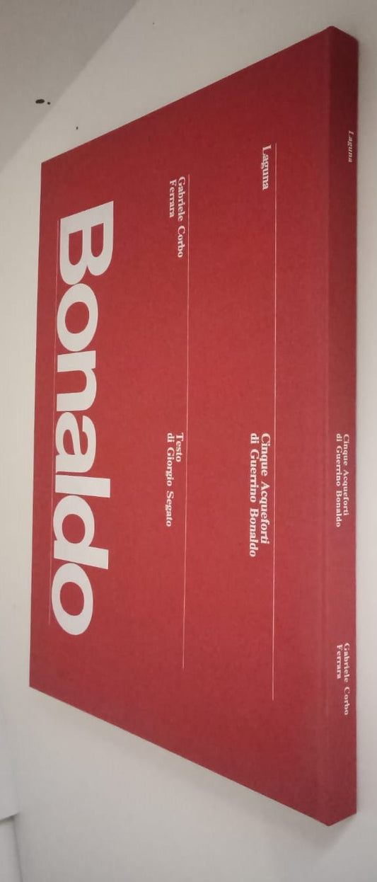 LIBRO D'ARTISTA - GUERRINO BONALDO LAGUNA CON 5 ACQUEFORTI ACQUAFORTE ORIGINALI