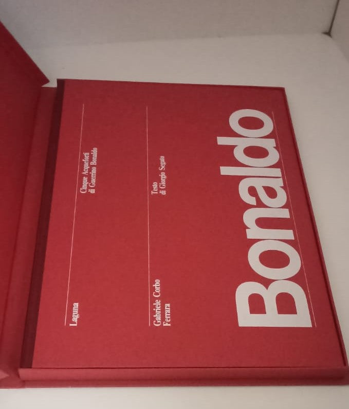 LIBRO D'ARTISTA - GUERRINO BONALDO LAGUNA CON 5 ACQUEFORTI ACQUAFORTE ORIGINALI