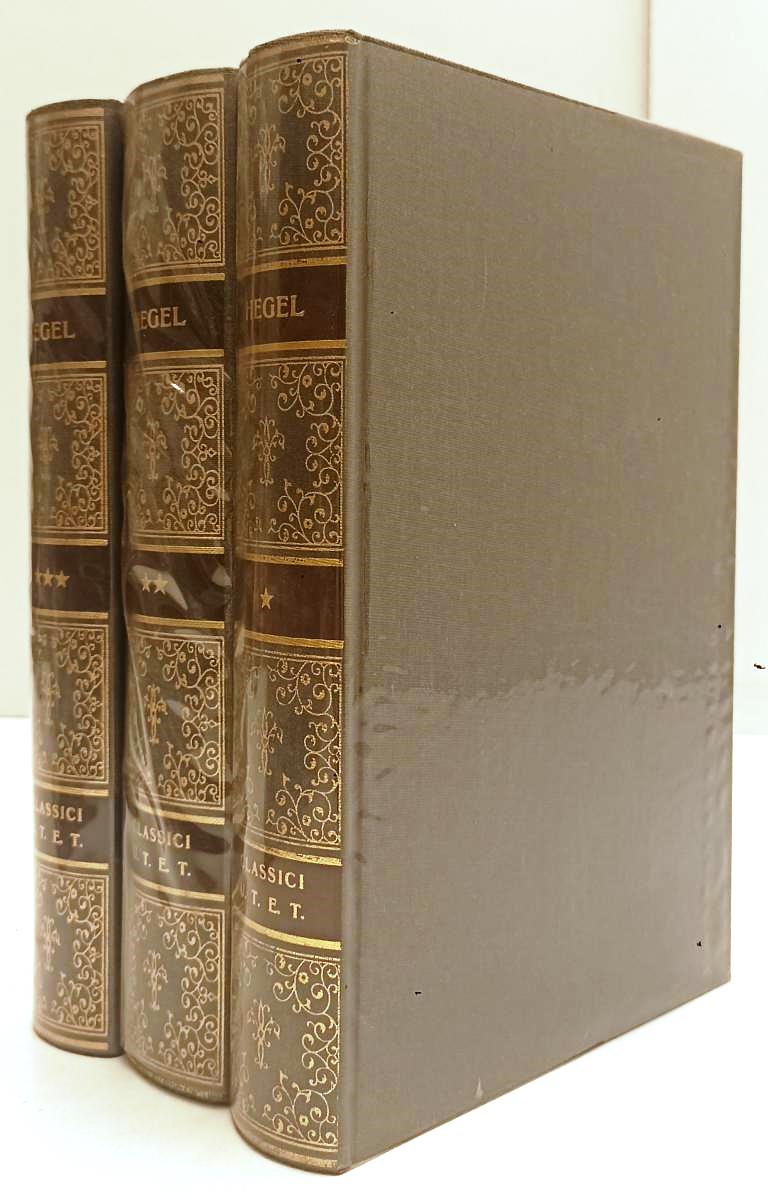 LS- LA SCIENZA DELLA LOGICA VOLUMI 1/3- HEGEL- UTET- CLASSICI FILOSOFIA- CS- XFS