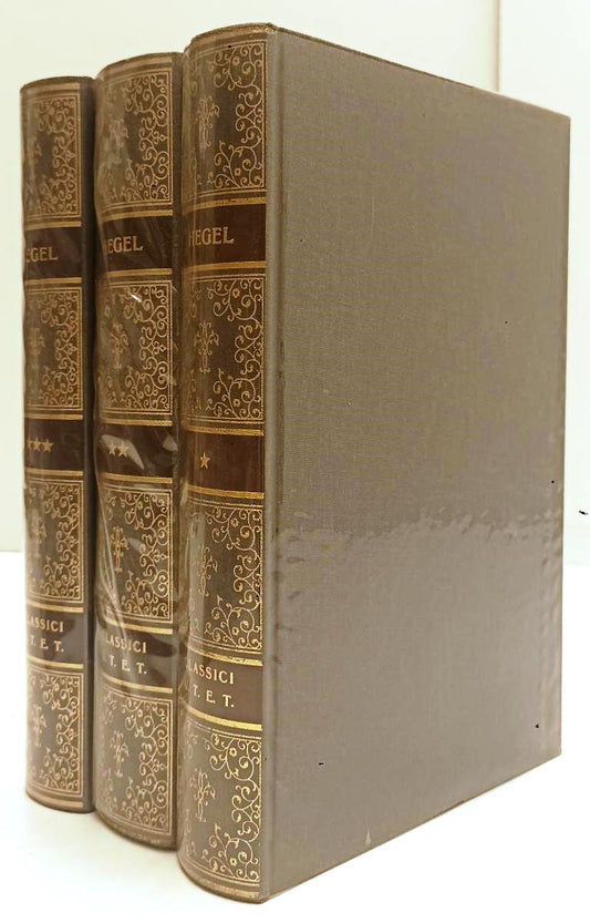 LS- LA SCIENZA DELLA LOGICA VOLUMI 1/3- HEGEL- UTET- CLASSICI FILOSOFIA- CS- XFS