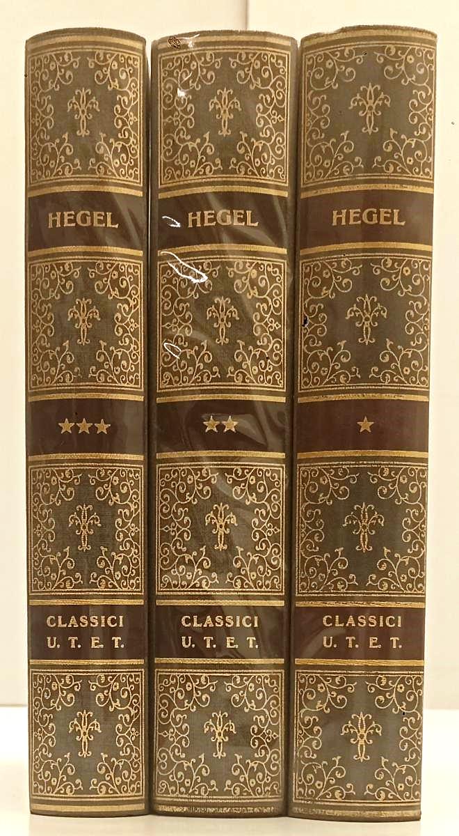 LS- LA SCIENZA DELLA LOGICA VOLUMI 1/3- HEGEL- UTET- CLASSICI FILOSOFIA- CS- XFS