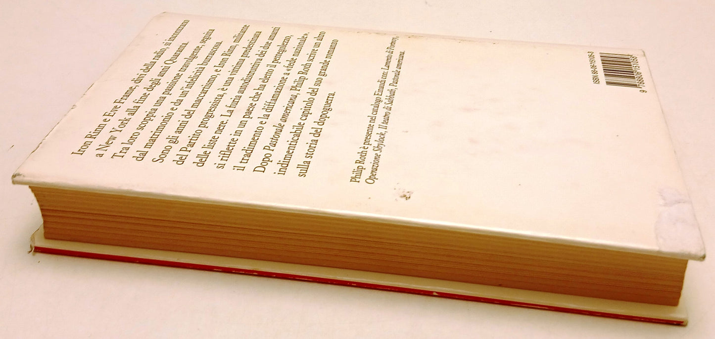 LN- HO SPOSATO UN COMUNISTA - PHILIP ROTH - EINAUDI -- 1a ED. - 2000 - CS - XFS