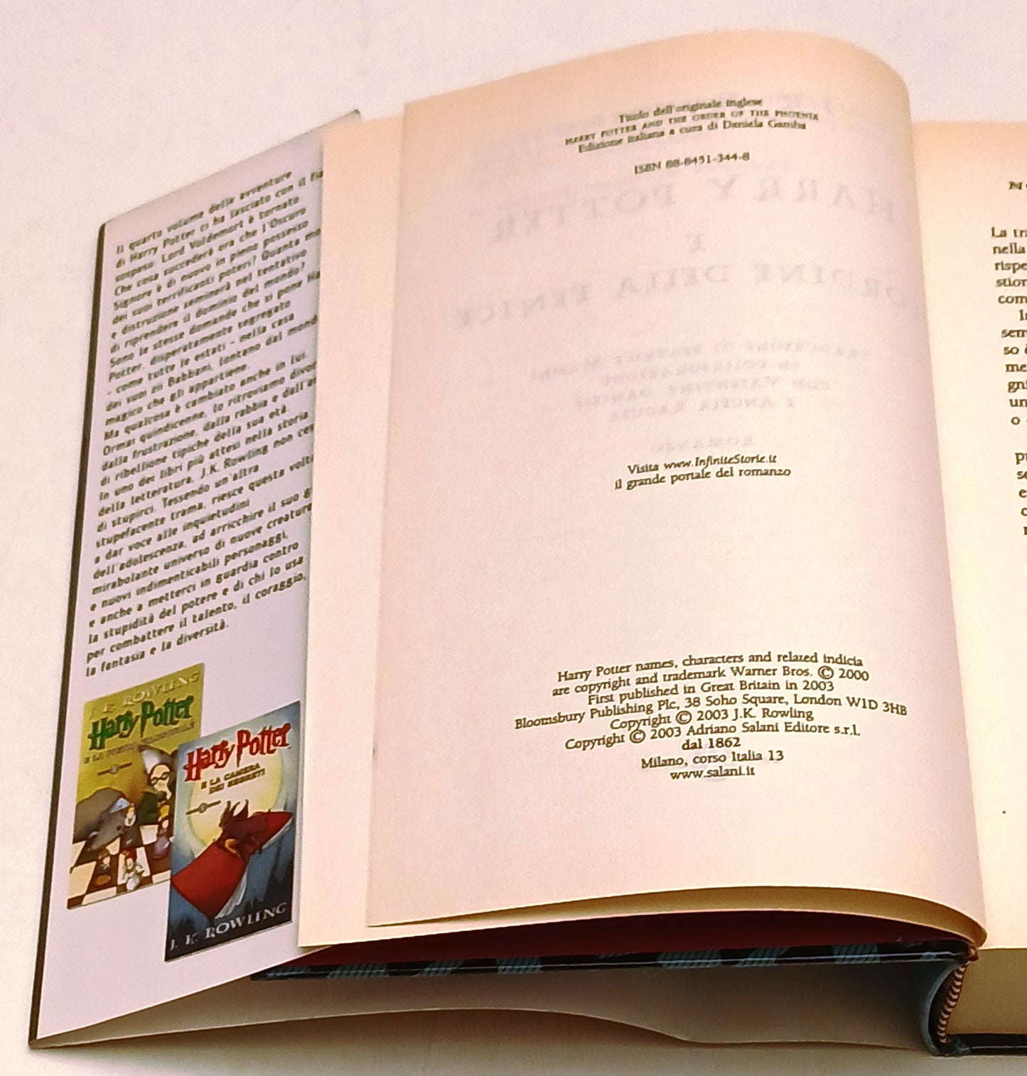 Harry Potter e l'Ordine della Fenice - J. K. Rowling - Salani - 1a ed. - ZFS236