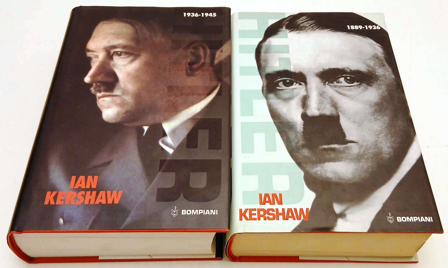 Hitler 1889-1936 Hitler 1936-1945 2 volumi- Ian Kershaw- Bompiani- 1a ed.-XFS154