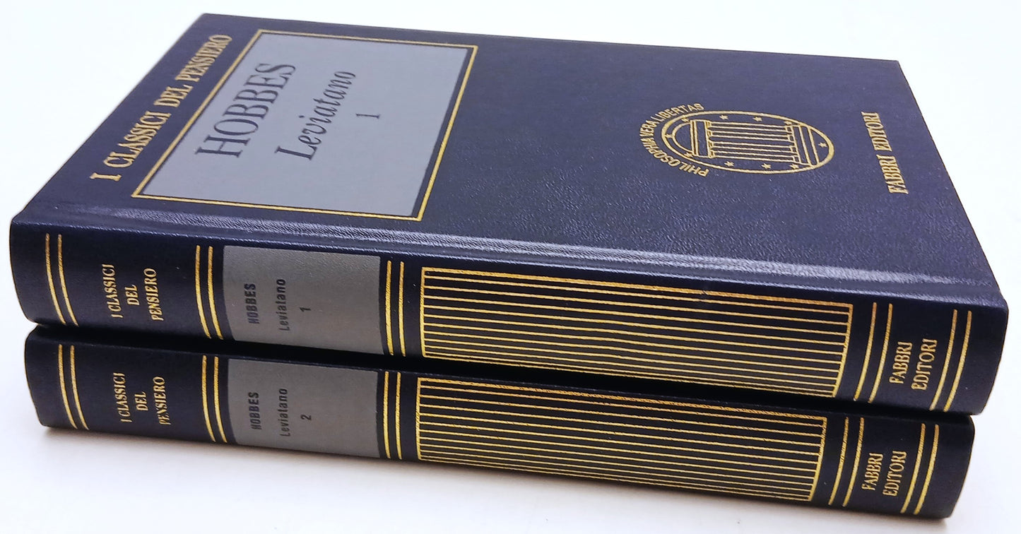Leviatano 2 voll - Hobbes - Fabbri Classici del pensiero - XFS