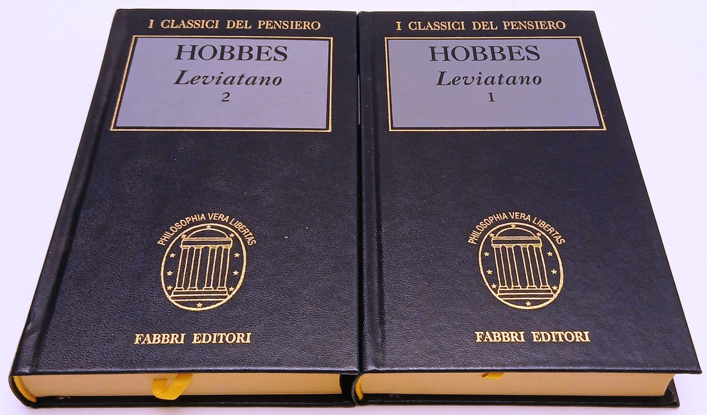 Leviatano 2 voll - Hobbes - Fabbri Classici del pensiero - XFS