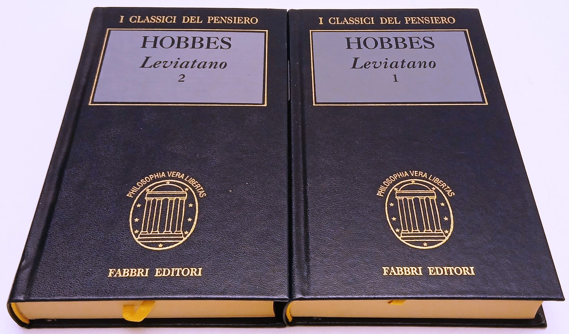 Leviatano 2 voll - Hobbes - Fabbri Classici del pensiero - XFS