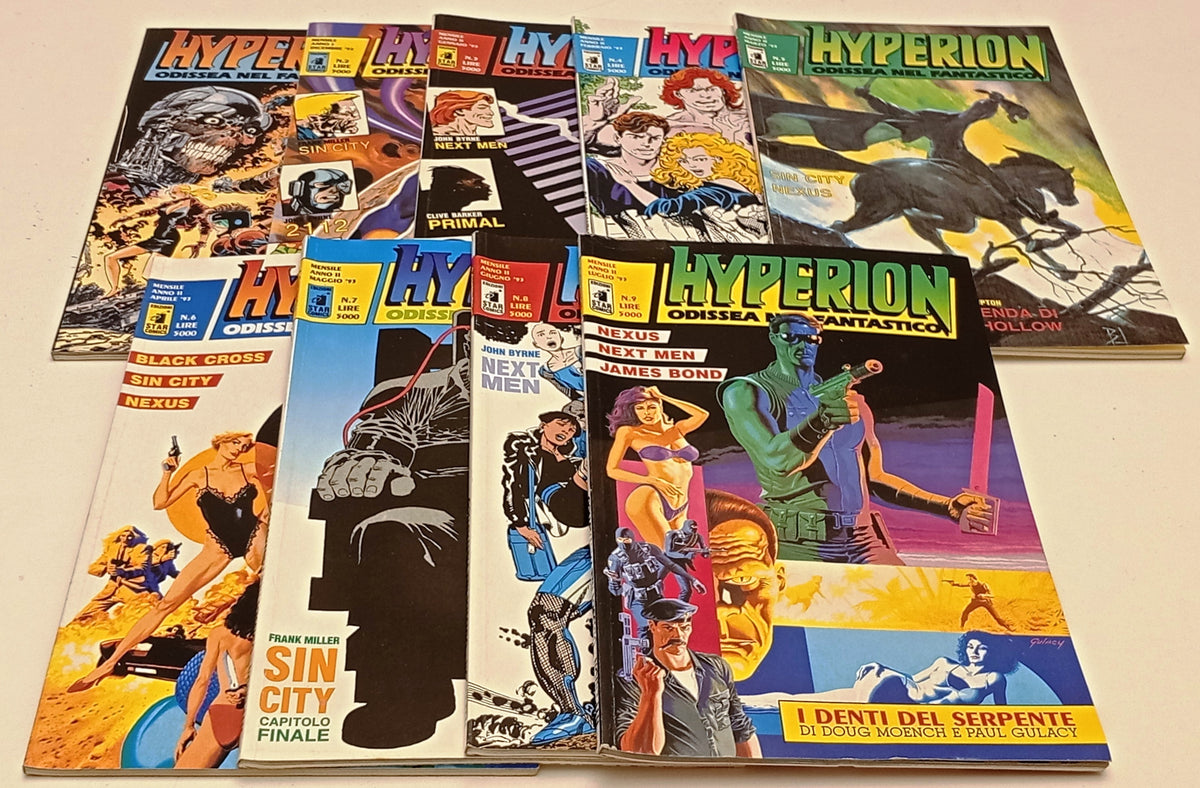Hyperion 1/9 completa n.1 Variant Lucca '92 - Star Comics - 1a ed. - L26