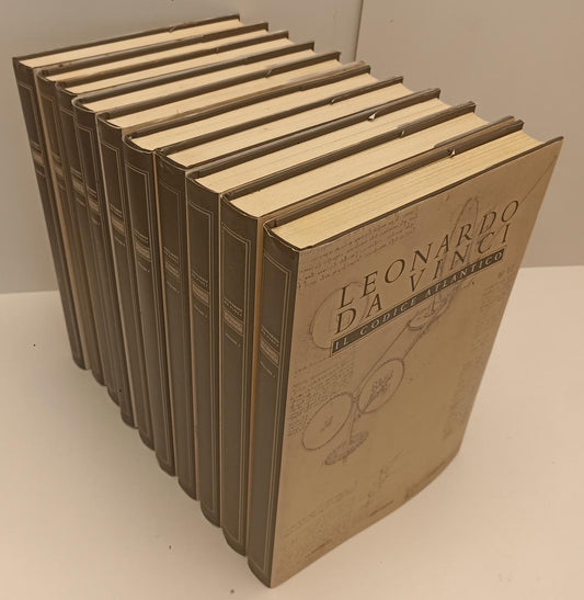LZ- IL CODICE ATLANTICO 20 VOLUMI - LEONARDO DA VINCI- GIUNTI LA REPUBBLICA- YFS