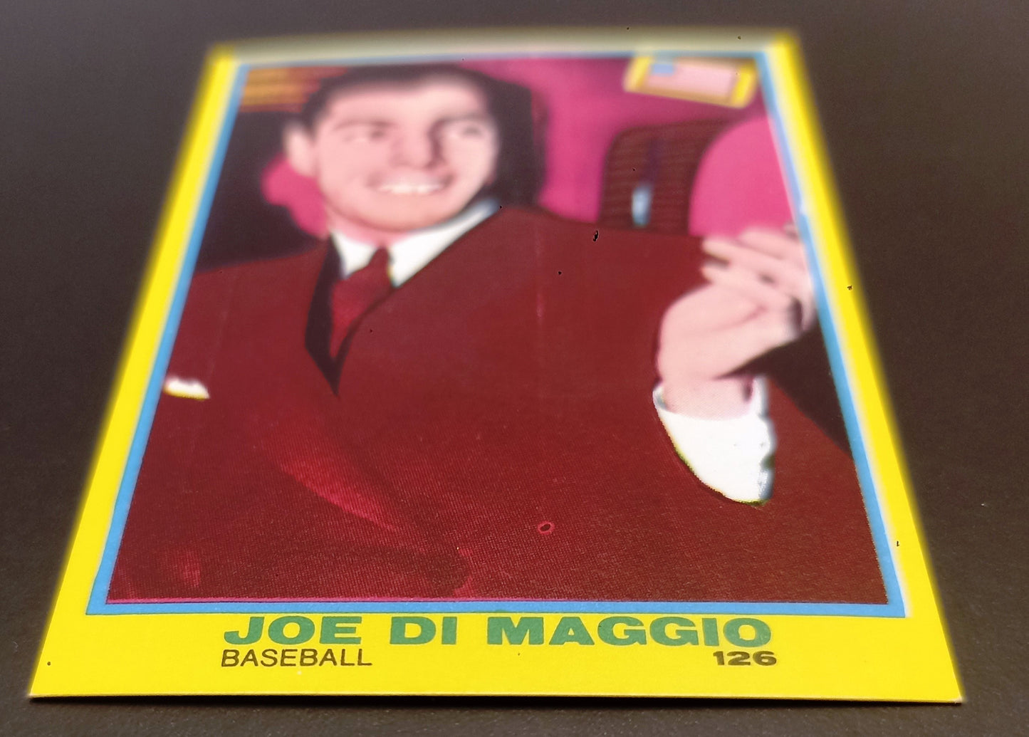 BASEBALL CARD - MIRA - CAMPIONISSIMI 1968 - JOE DI MAGGIO - 126 