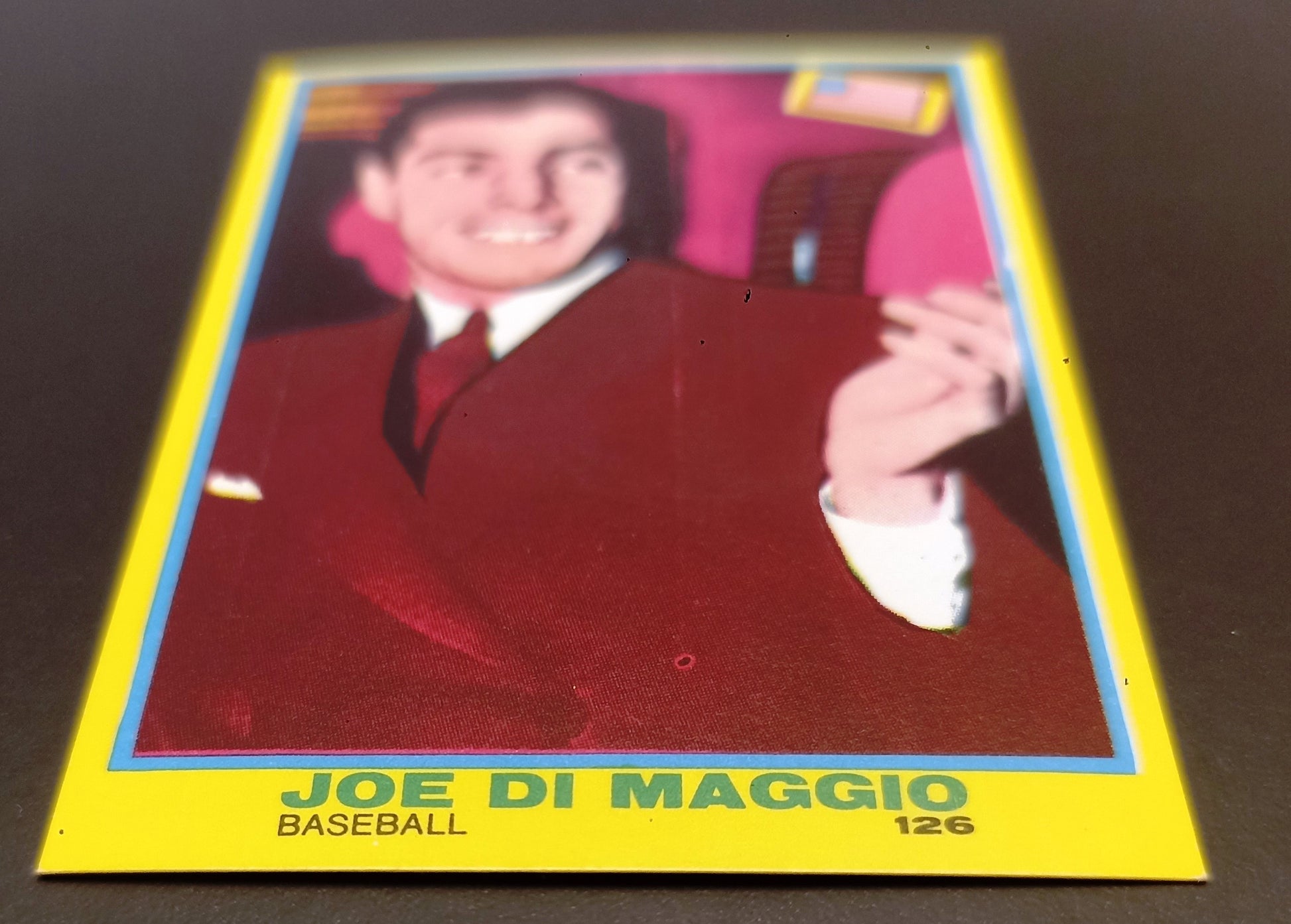 BASEBALL CARD - MIRA - CAMPIONISSIMI 1968 - JOE DI MAGGIO - 126 