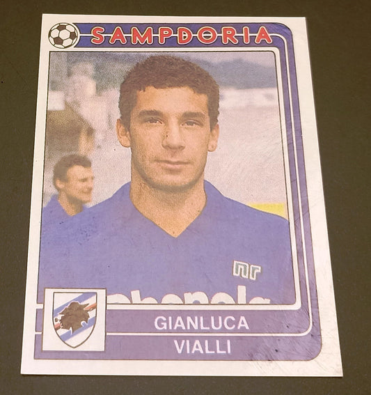 SOCCER CARD - PANINI - CALCIATORI 1986/87 - GIANLUCA VIALLI  - MINT