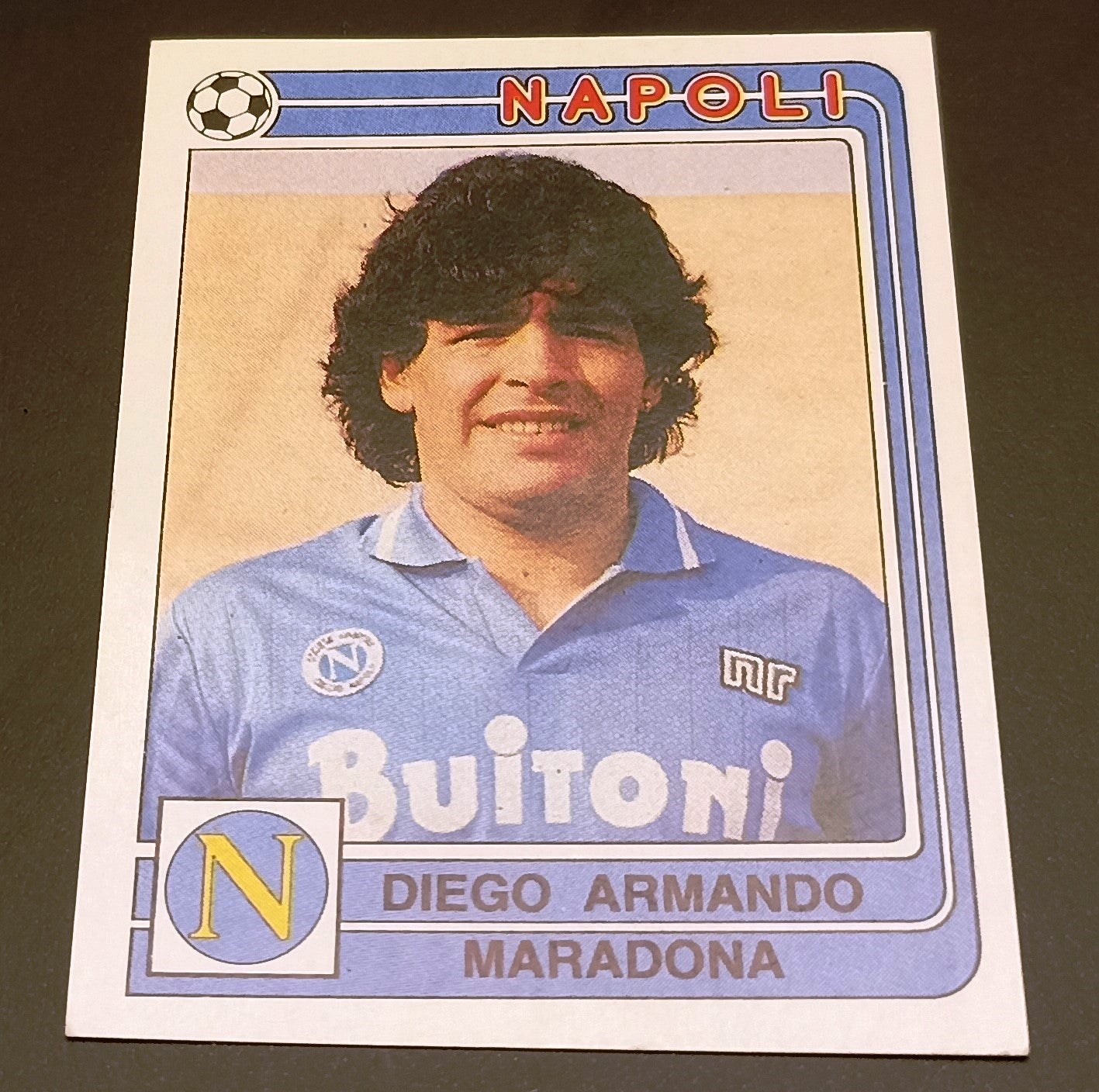 SOCCER CARD - PANINI - CALCIATORI 1986/87 n.209 - DIEGO ARMANDO MARADONA  - MINT