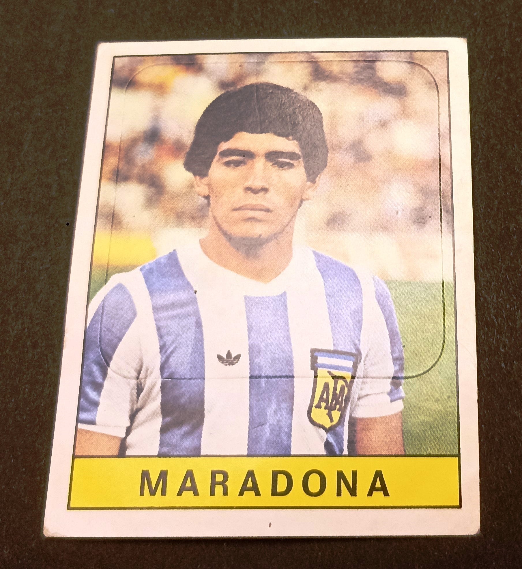 SOCCER CARD - CALCIATORI PANINI 1979/80 312 DIEGO MARADONA - VERY RARE ROOKIE