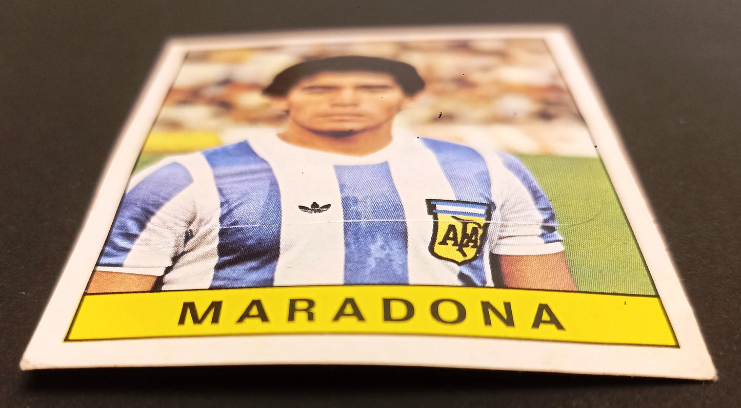 SOCCER CARD - CALCIATORI PANINI 1979/80 312 DIEGO MARADONA - VERY RARE ROOKIE