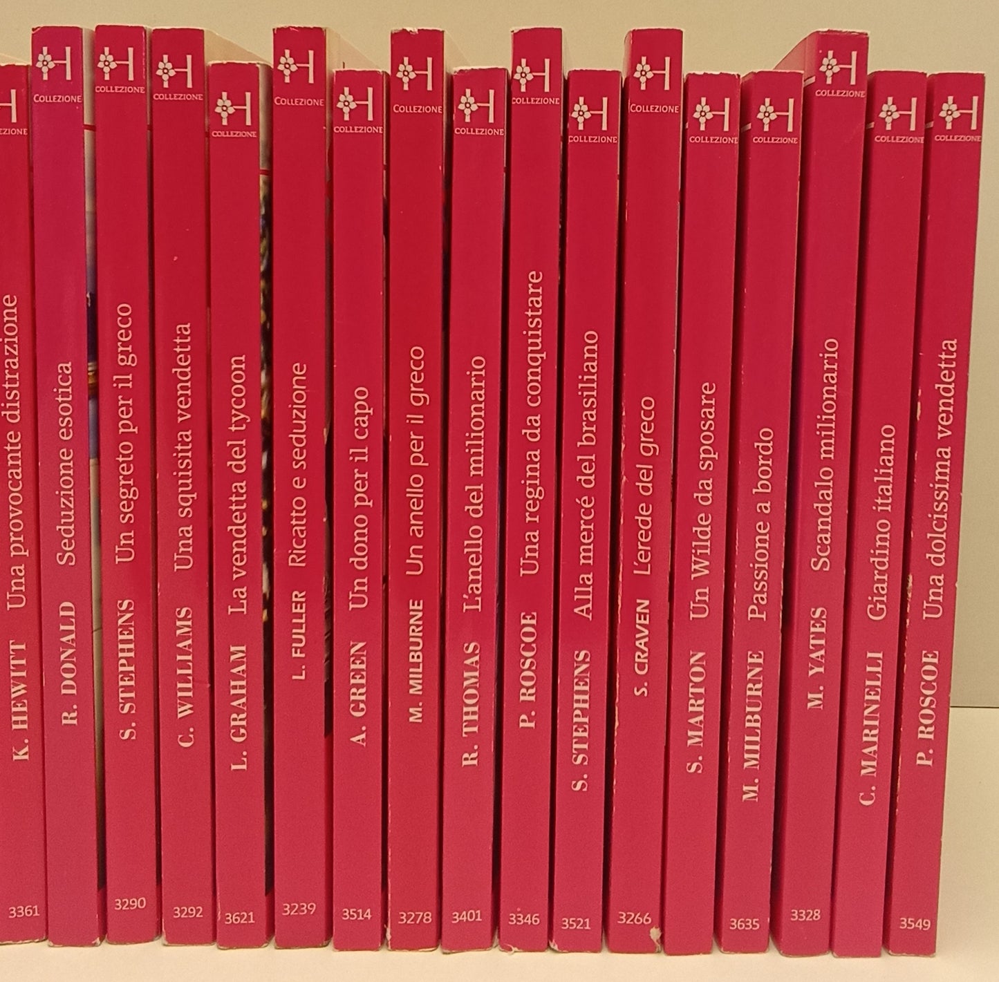 LN- BLOCCO LOTTO 50 ROMANZI COLLEZIONE HARMONY -- MONDADORI ---- B - BLCP18