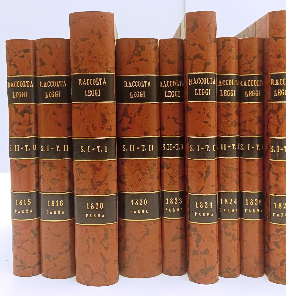 LZ- COLLEZIONE RACCOLTA LEGGI PARMA PIACENZA GUASTALLA 1815 1849 DUCALE - BLCG10