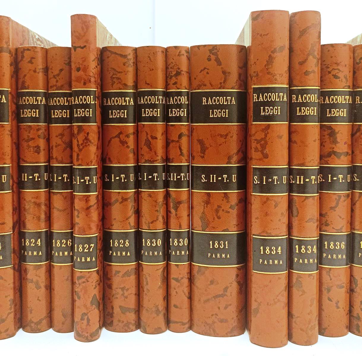 LZ- COLLEZIONE RACCOLTA LEGGI PARMA PIACENZA GUASTALLA 1815 1849 DUCALE - BLCG10