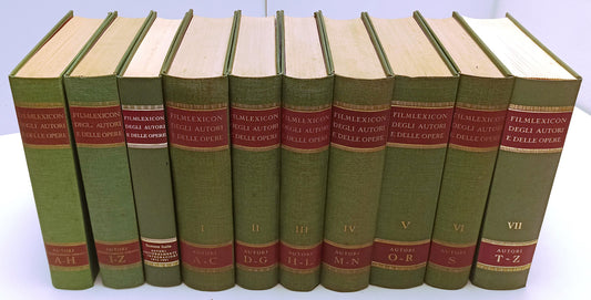LW- ENCICLOPEDIA FILMEXICON DEGLI AUTORI E DELLE OPERE 10 VOLUMI COMPLETA BLCG13