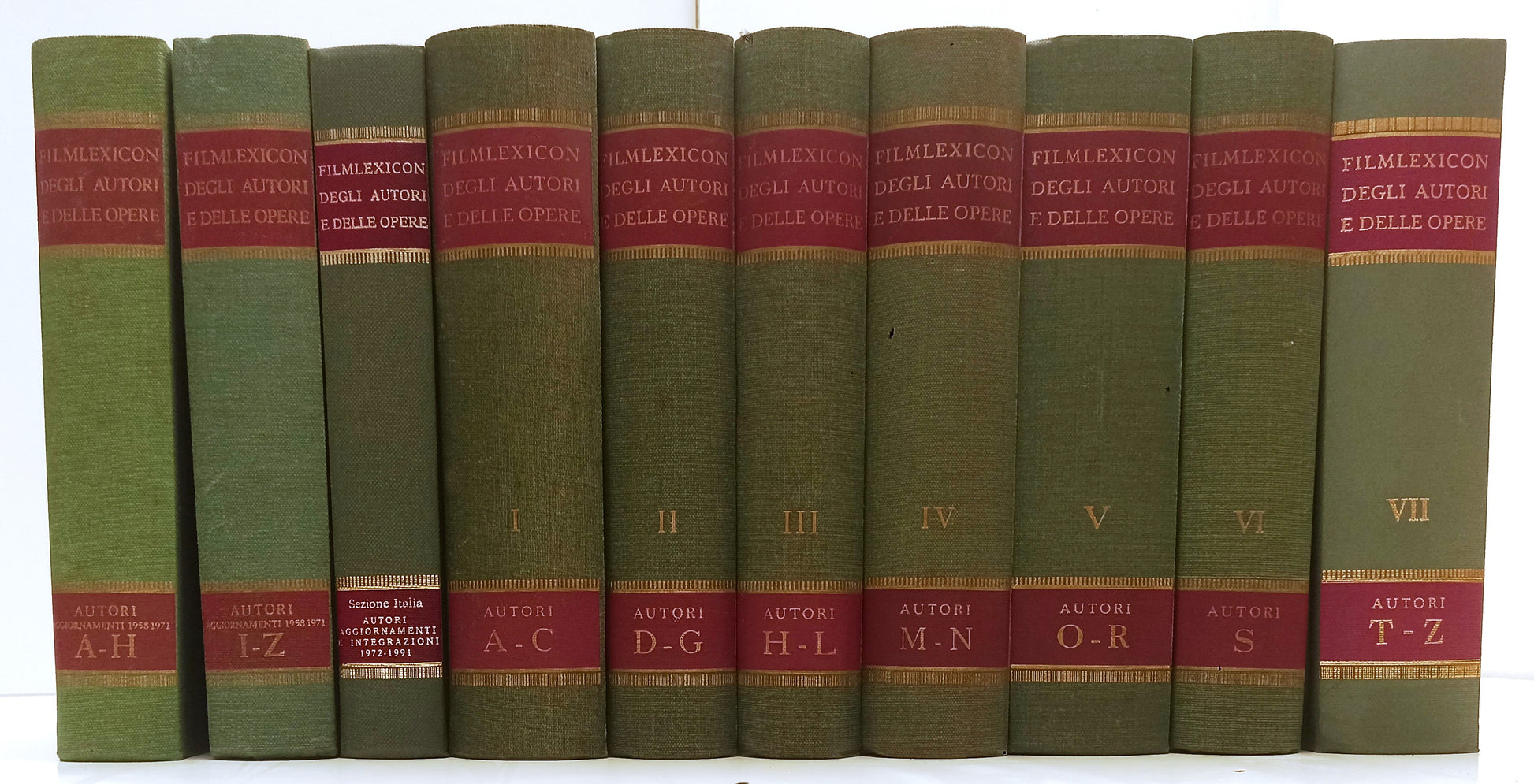 LW- ENCICLOPEDIA FILMEXICON DEGLI AUTORI E DELLE OPERE 10 VOLUMI COMPLETA BLCG13