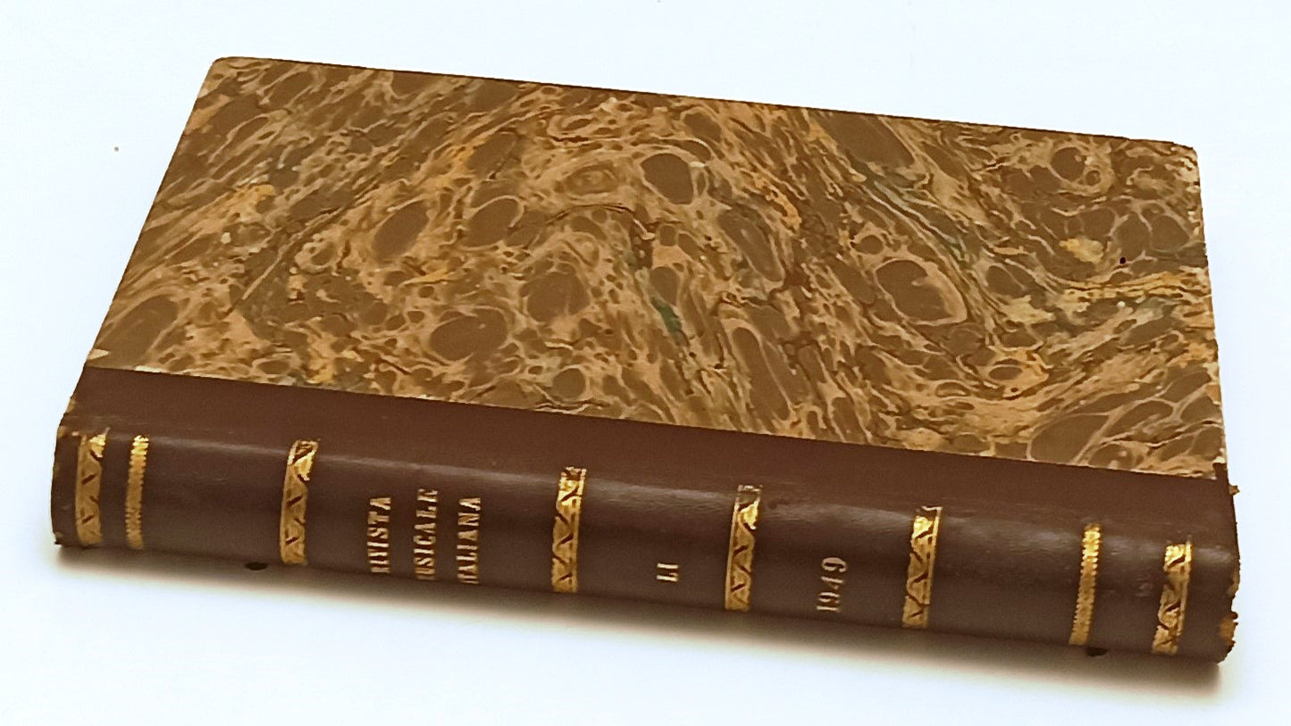 LR- RIVISTA MUSICALE ITALIANA VOLUME LI ANNO 1949 FASCICOLI I/IV - BOCCA- ZFS175