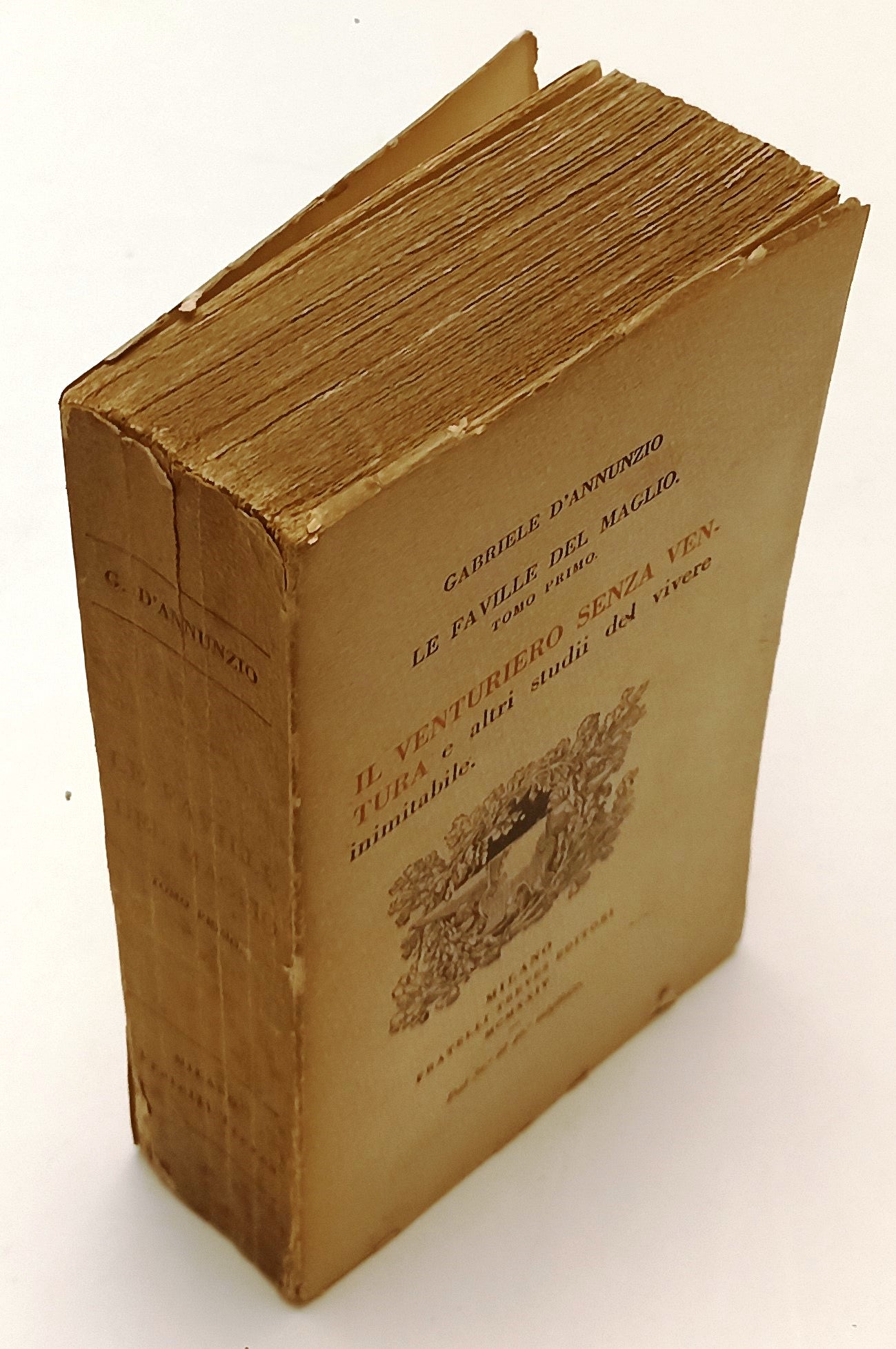 LN- LE FAVILLE DEL MAGLIO I VENTURIERO VENTURA- D'ANNUNZIO- TREVES- 1924- ZFS180