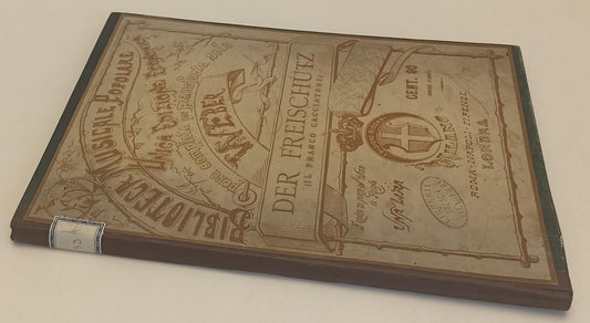 LH- SPARTITO DER FREISCHUTZ IL FRANCO CACCIATORE - WEBER - RICORDI---- C- YFS444