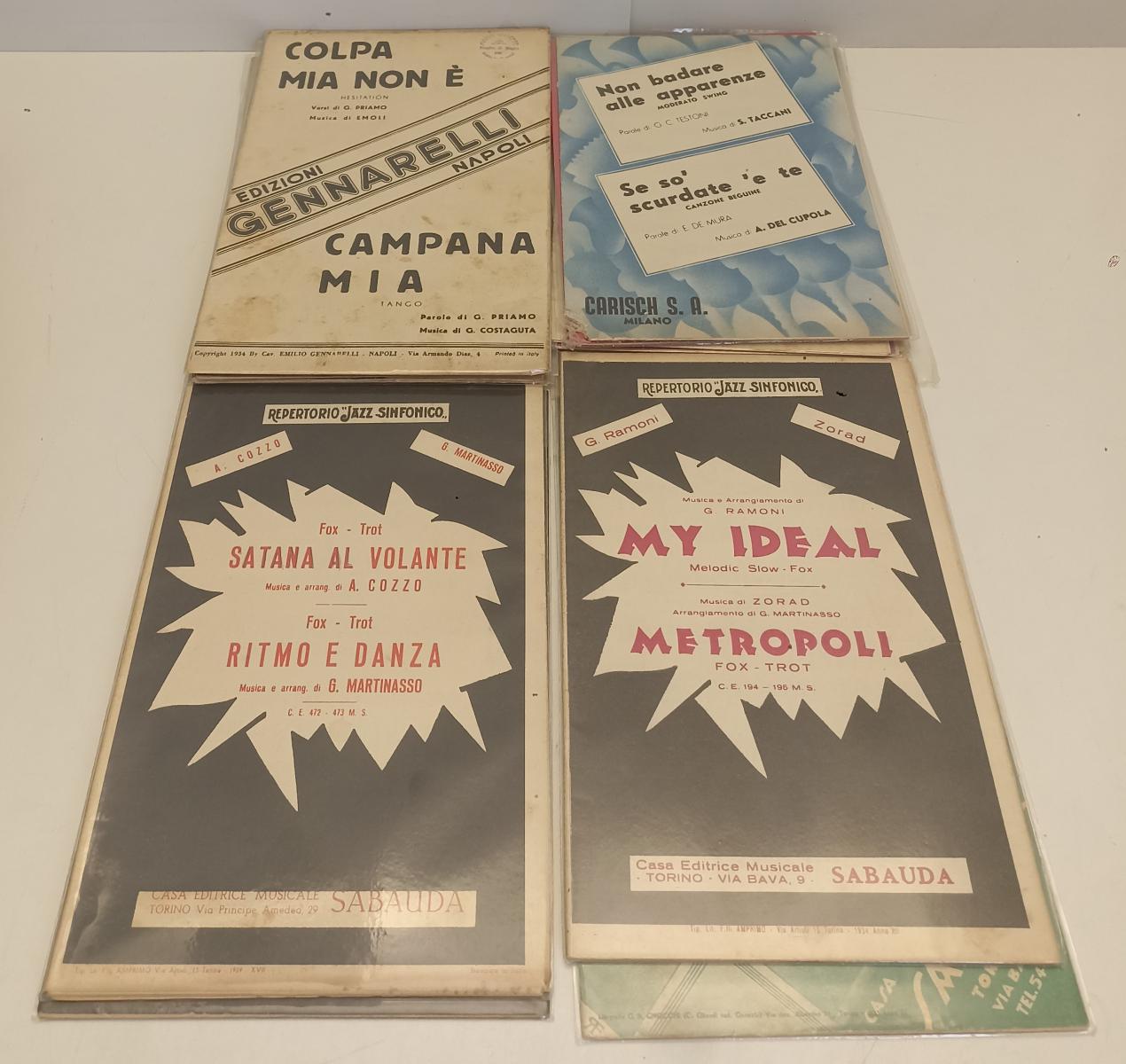 LZ- LOTTO 100 SPARTITI MUSICALI - CARISCH SUVINI ZERBONI CHIAPPO MARCORA- BLCP71
