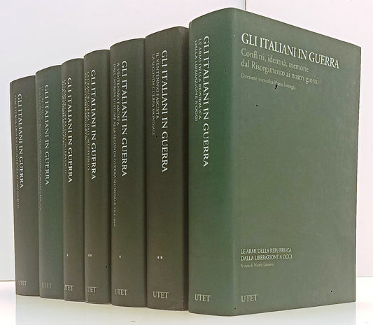 LS- GLI ITALIANI IN GUERRA 7 VOLUMI- MARIO ISNENGHI- UTET- 2008/2009- CS- BLCP80