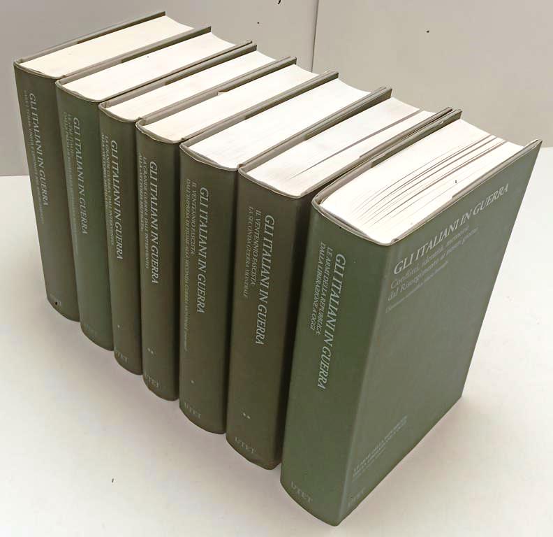 LS- GLI ITALIANI IN GUERRA 7 VOLUMI- MARIO ISNENGHI- UTET- 2008/2009- CS- BLCP80